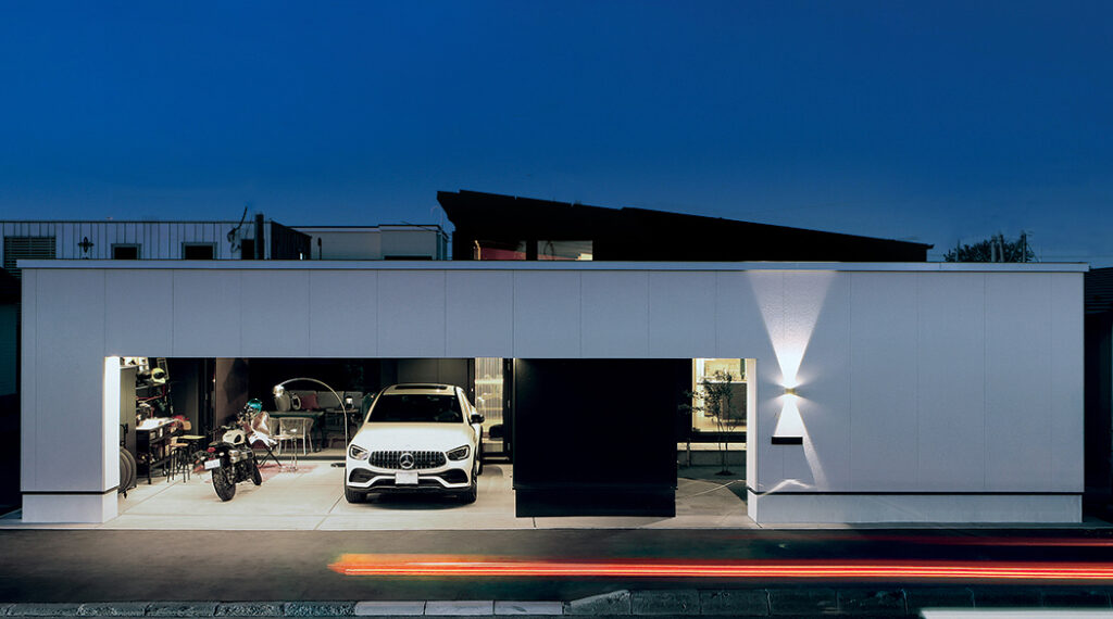 Tạo một gara độc đáo với thiết kế sơn ấn tượng nhưng vẫn nhẹ nhàng